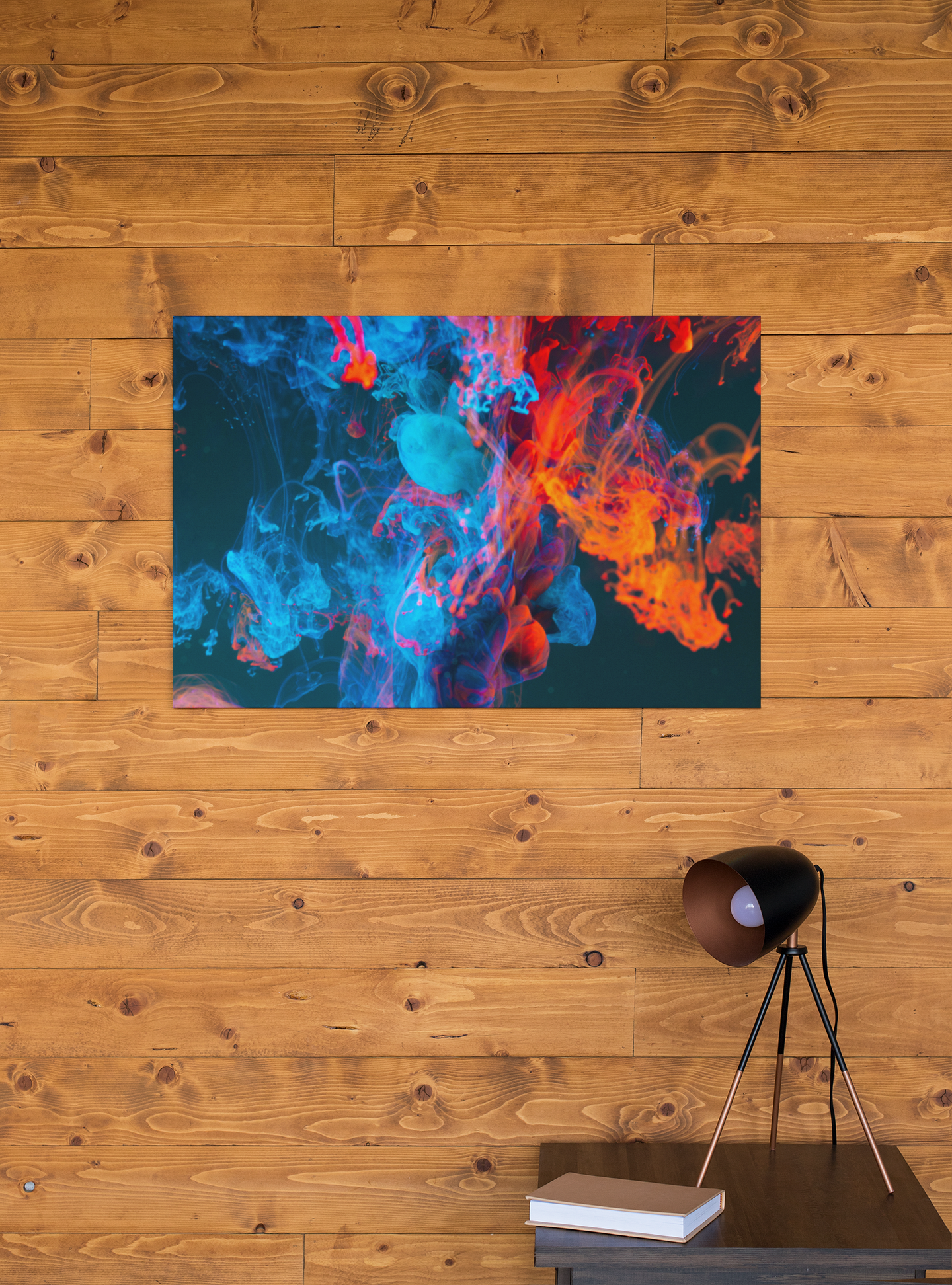 Abstract Texture Splash Pattern Background Art Paint Glass Wall Art