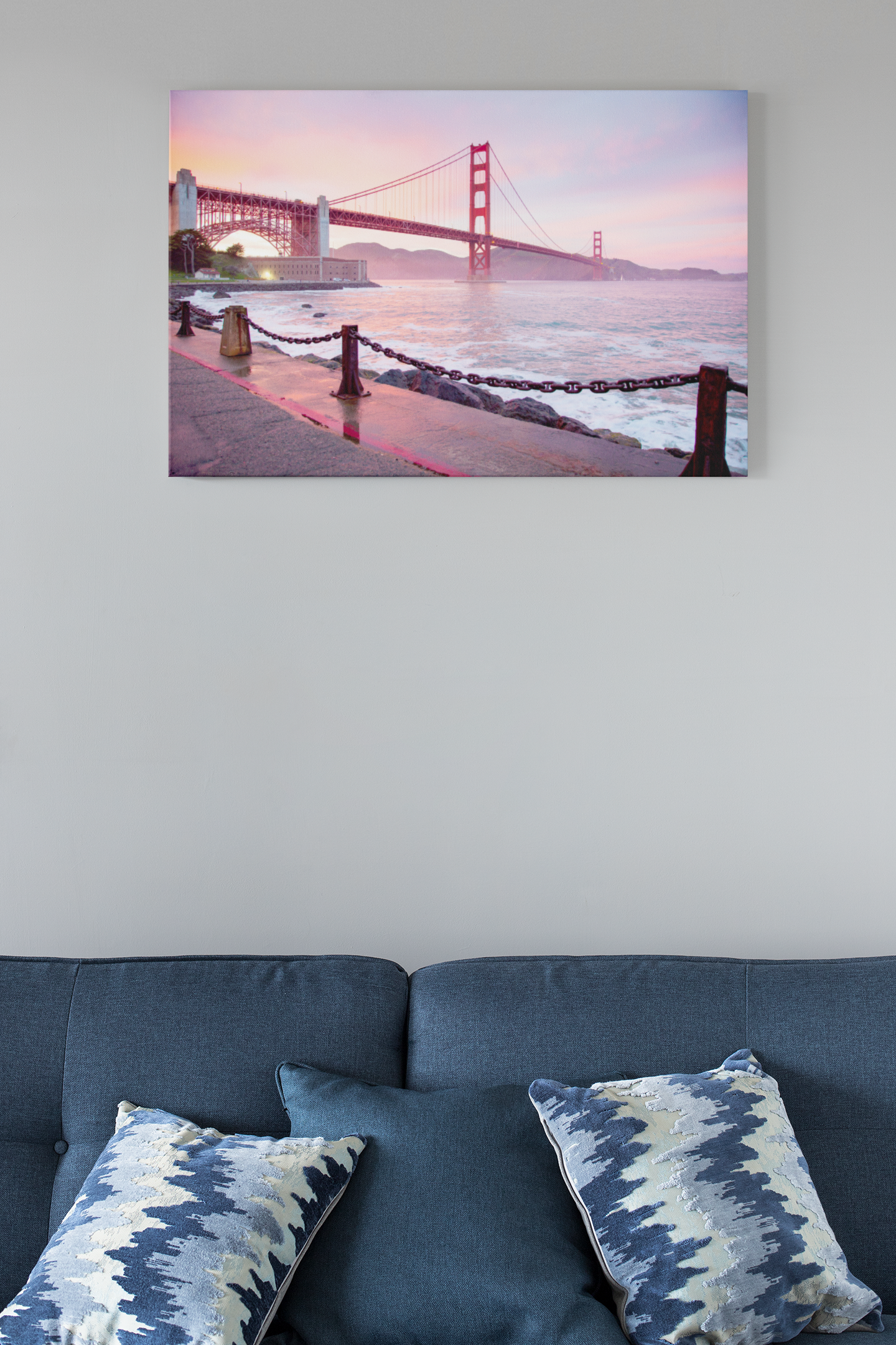Golden Gate Bridge San Francisco Acrylic Glass Wall Art
