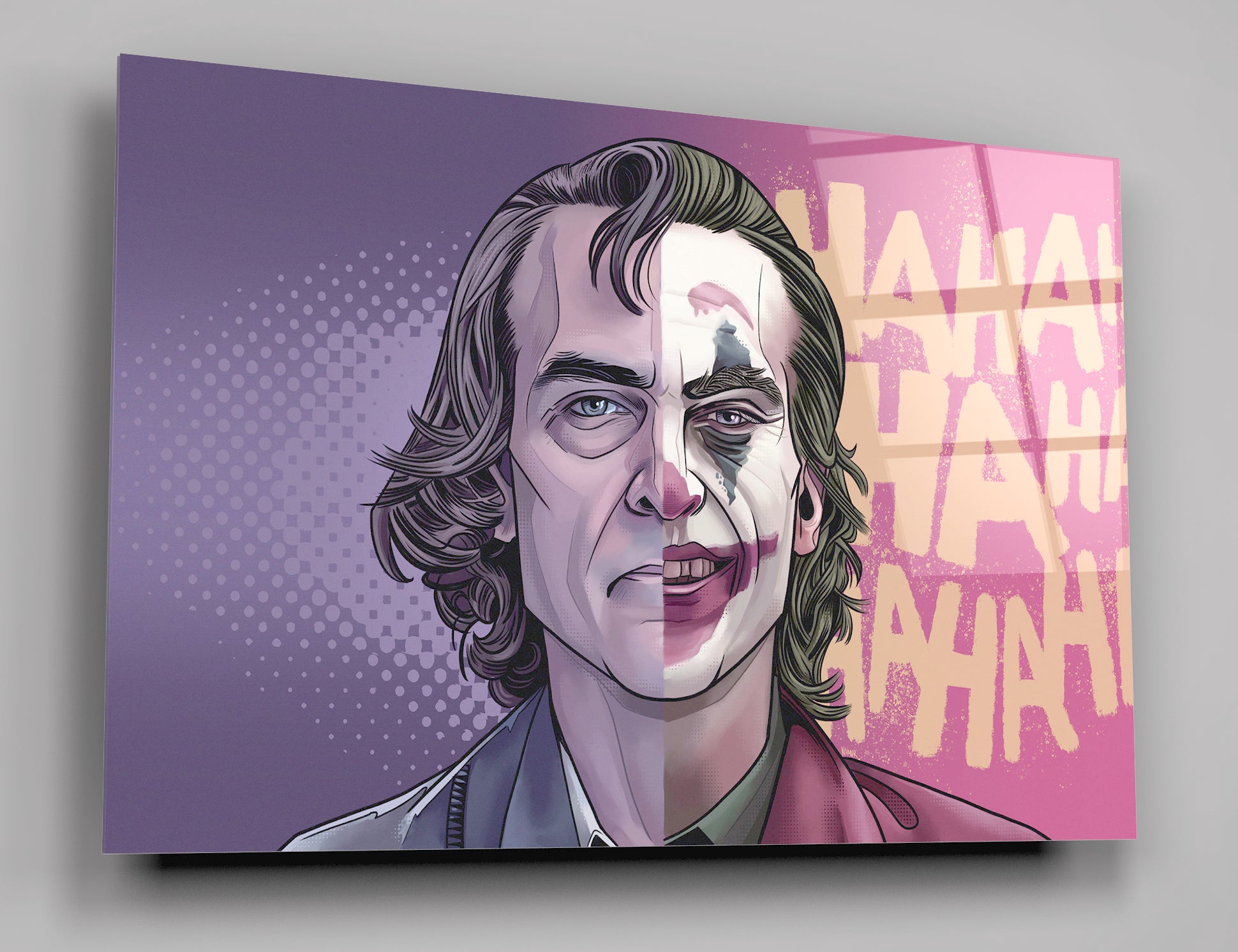 The Joker Hand Painted on offers Acrylic Glass