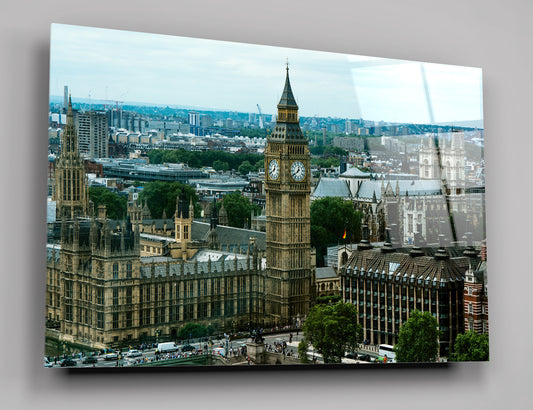 Big Ben London Glass Wall Art