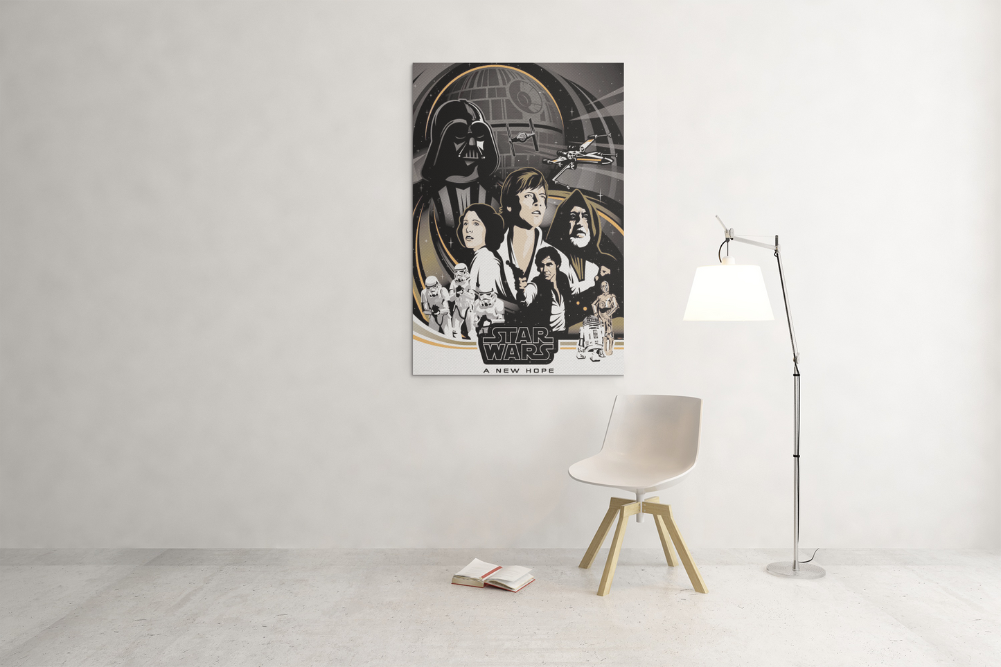 Star Wars A New Hope Acrylic Glass Wall Art