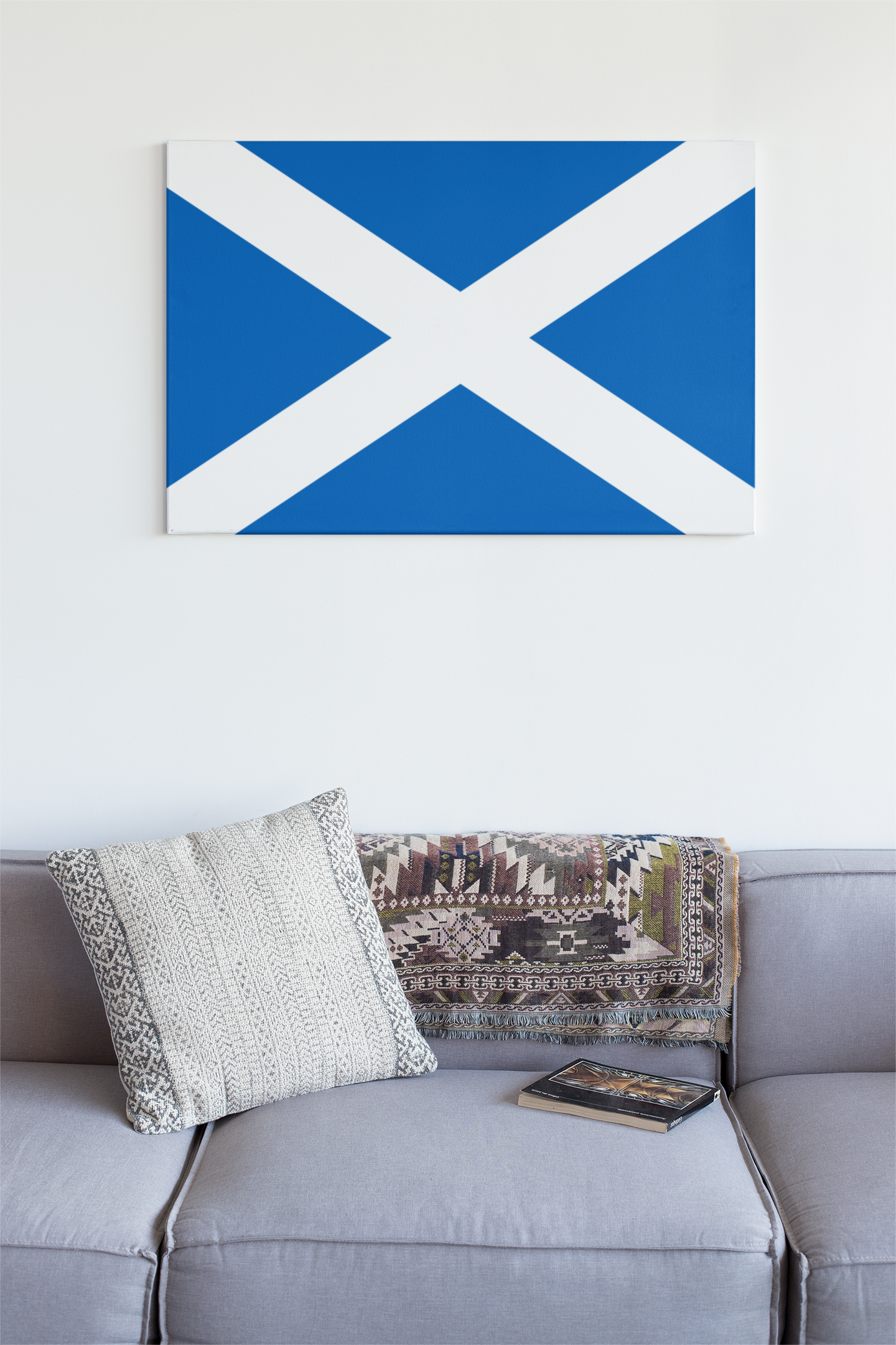 Scotland Flag Acrylic Glass Wall Art