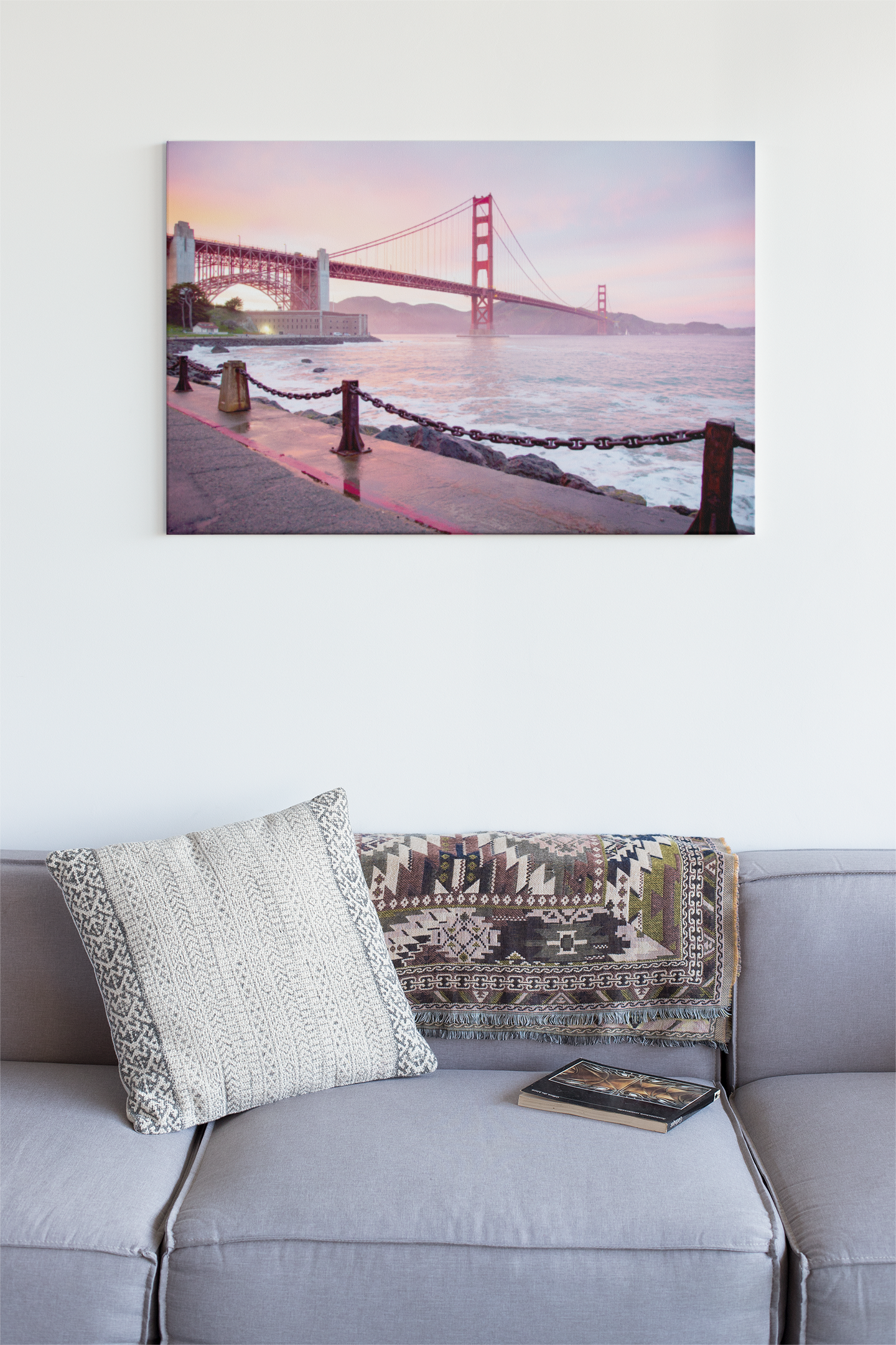 Golden Gate Bridge  San Francisco Acrylic Glass Wall Art