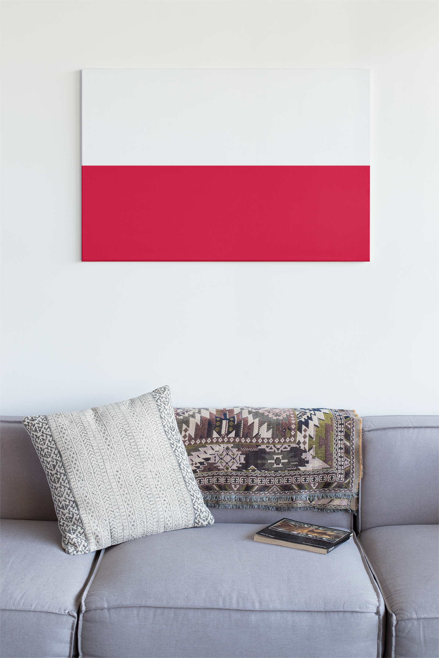 Poland Flag Acrylic Glass Wall Art