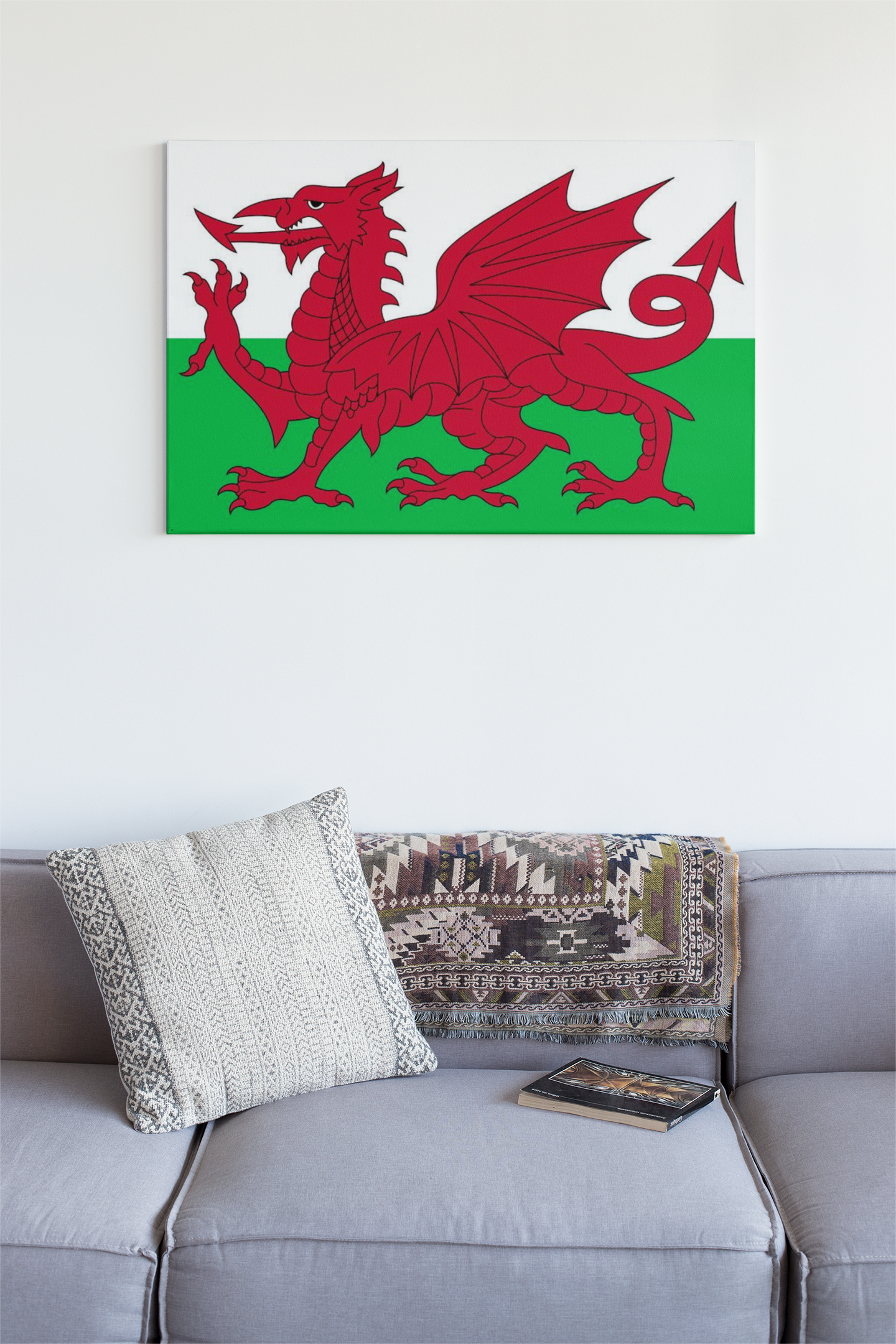 Wales Flag Acrylic Glass Wall Art