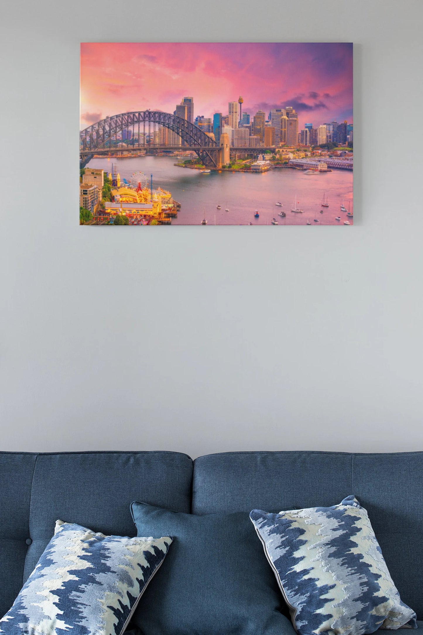 Sydney City Skyline Australia Glass Wall Art