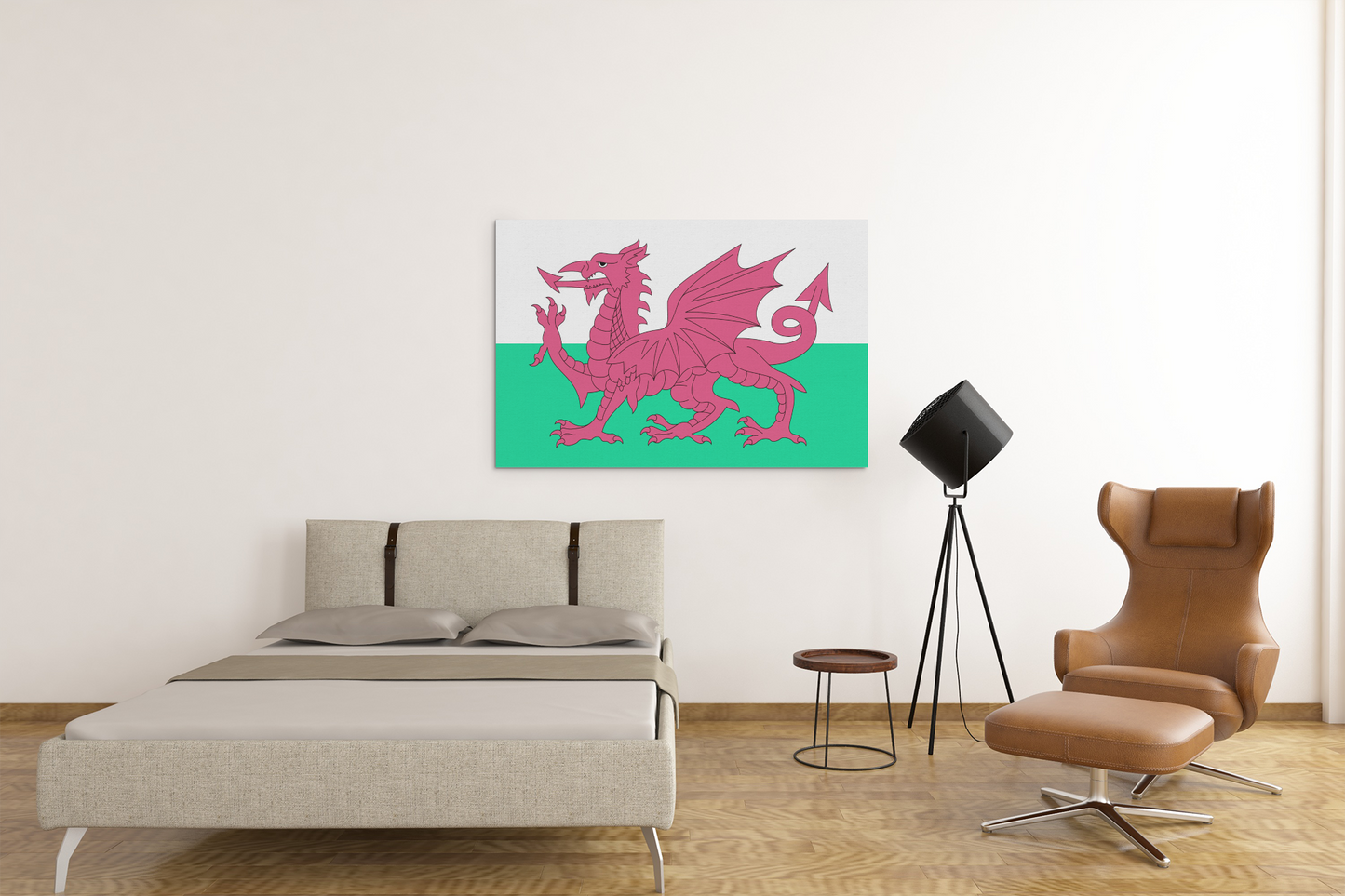 Wales Flag Acrylic Glass Wall Art