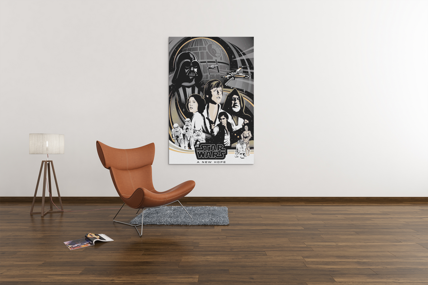 Star Wars A New Hope Acrylic Glass Wall Art