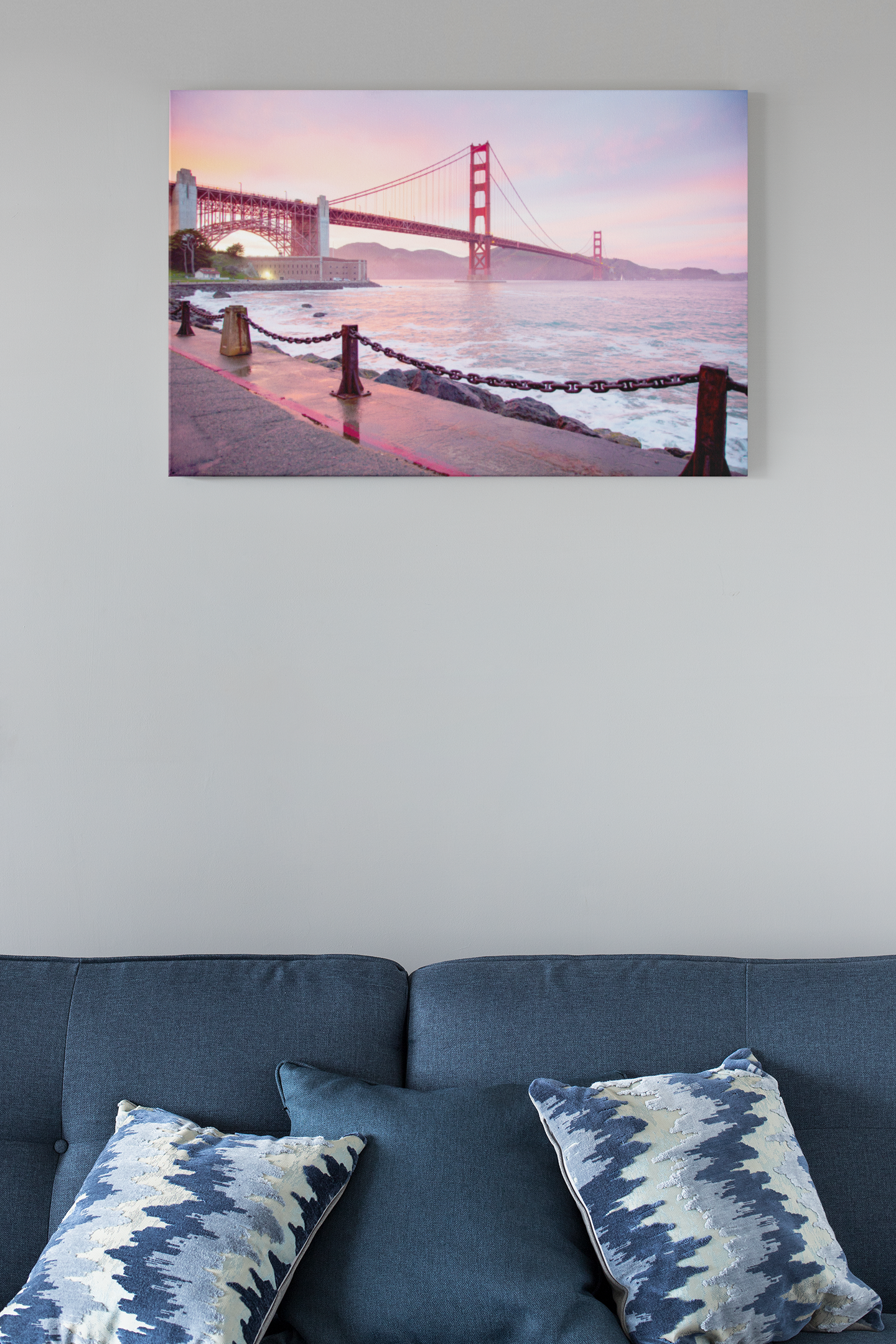 Golden Gate Bridge  San Francisco Acrylic Glass Wall Art