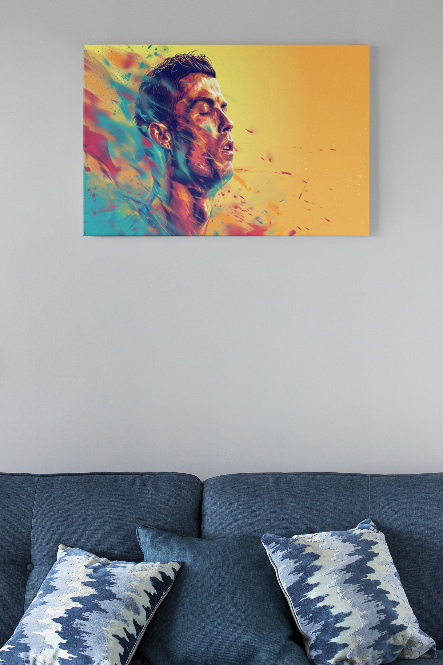 Cristiano Ronaldo Acrylic Glass Wall Art