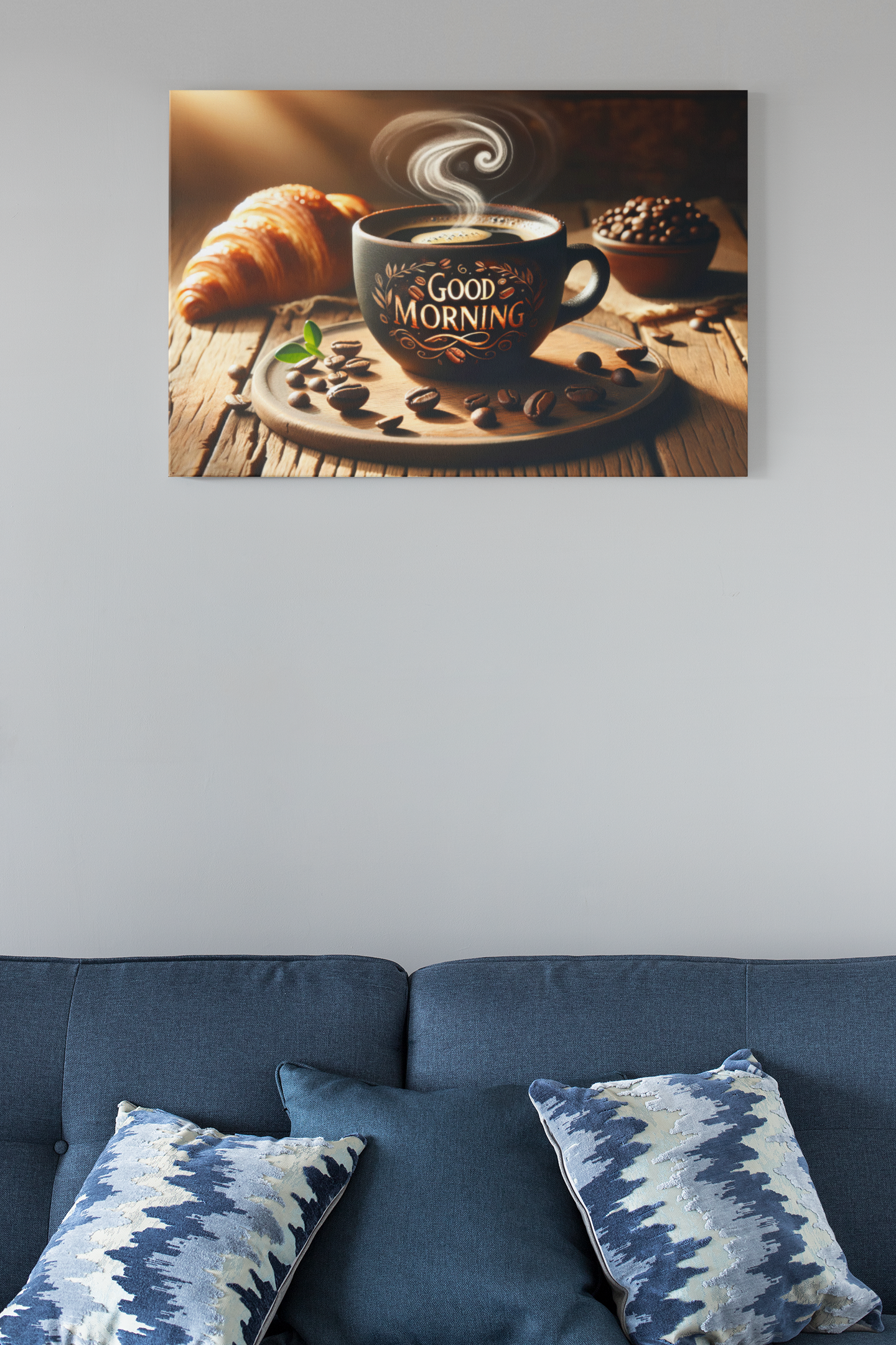 Good Morning Coffee Acrylic Glass Wall Art