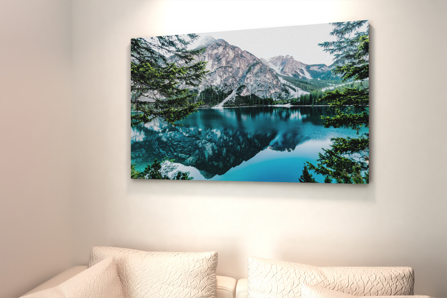 Lago di Braies (Pragser Wildsee) Italy - Acrylic Glass Wall Art