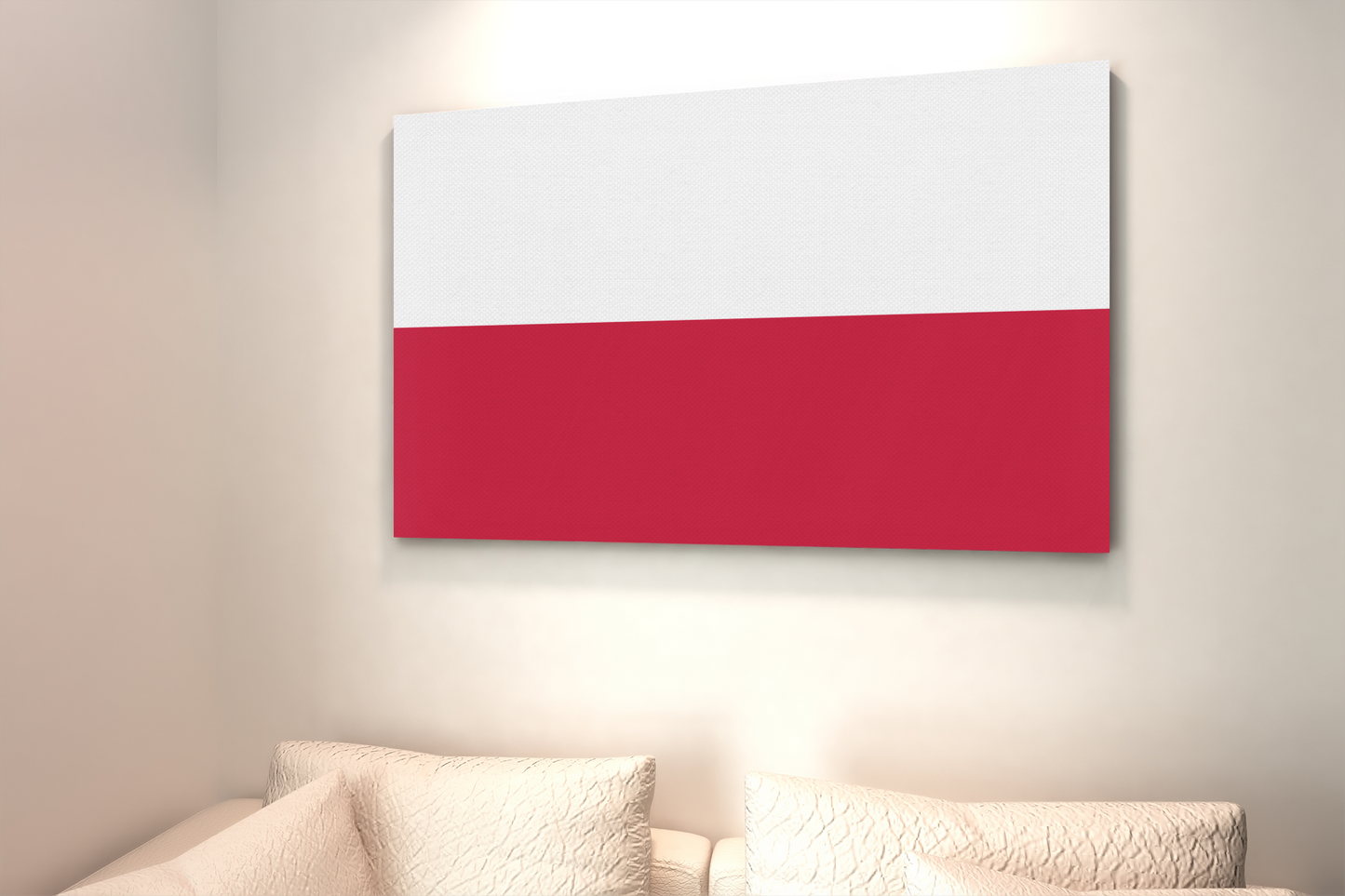 Poland Flag Acrylic Glass Wall Art