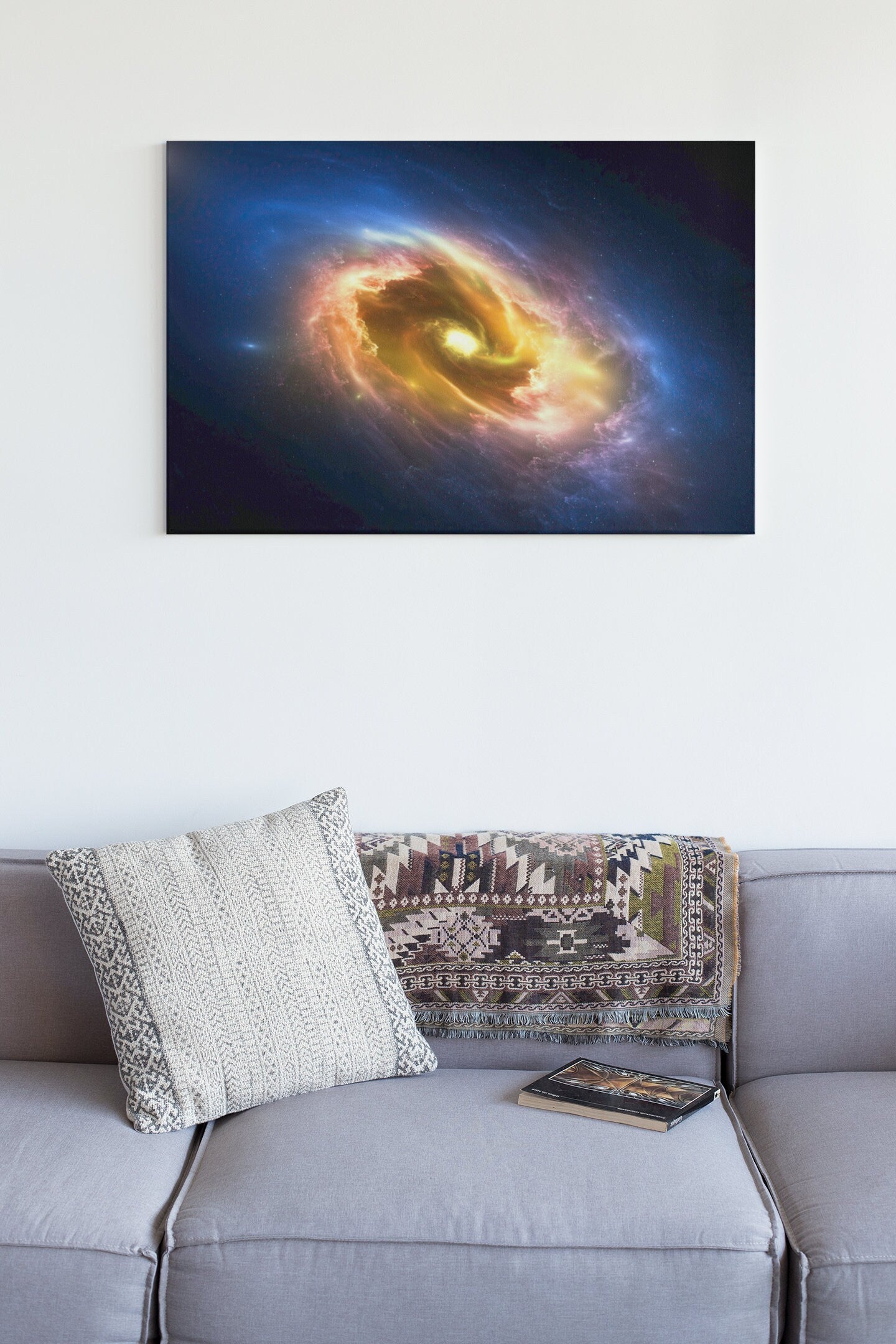 Sci Fi Spalce Galaxy High Gloss Acrylic Glass Wall Art Ready To Hang