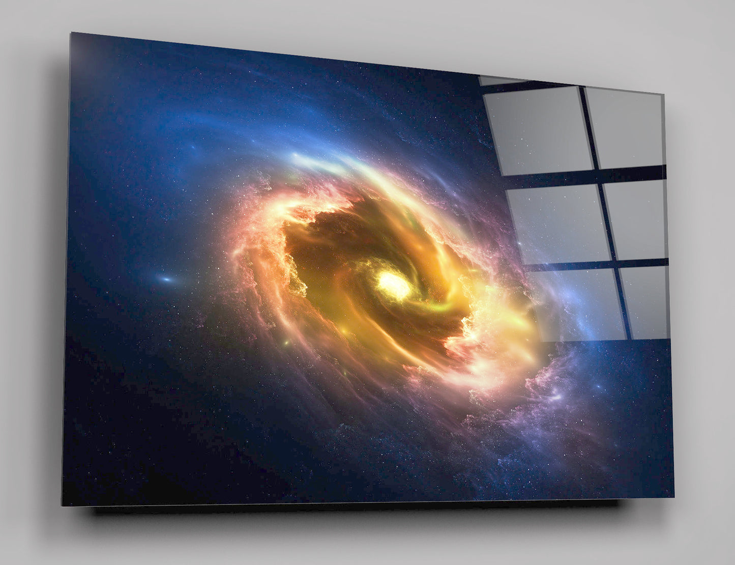 Sci Fi Spalce Galaxy High Gloss Acrylic Glass Wall Art Ready To Hang