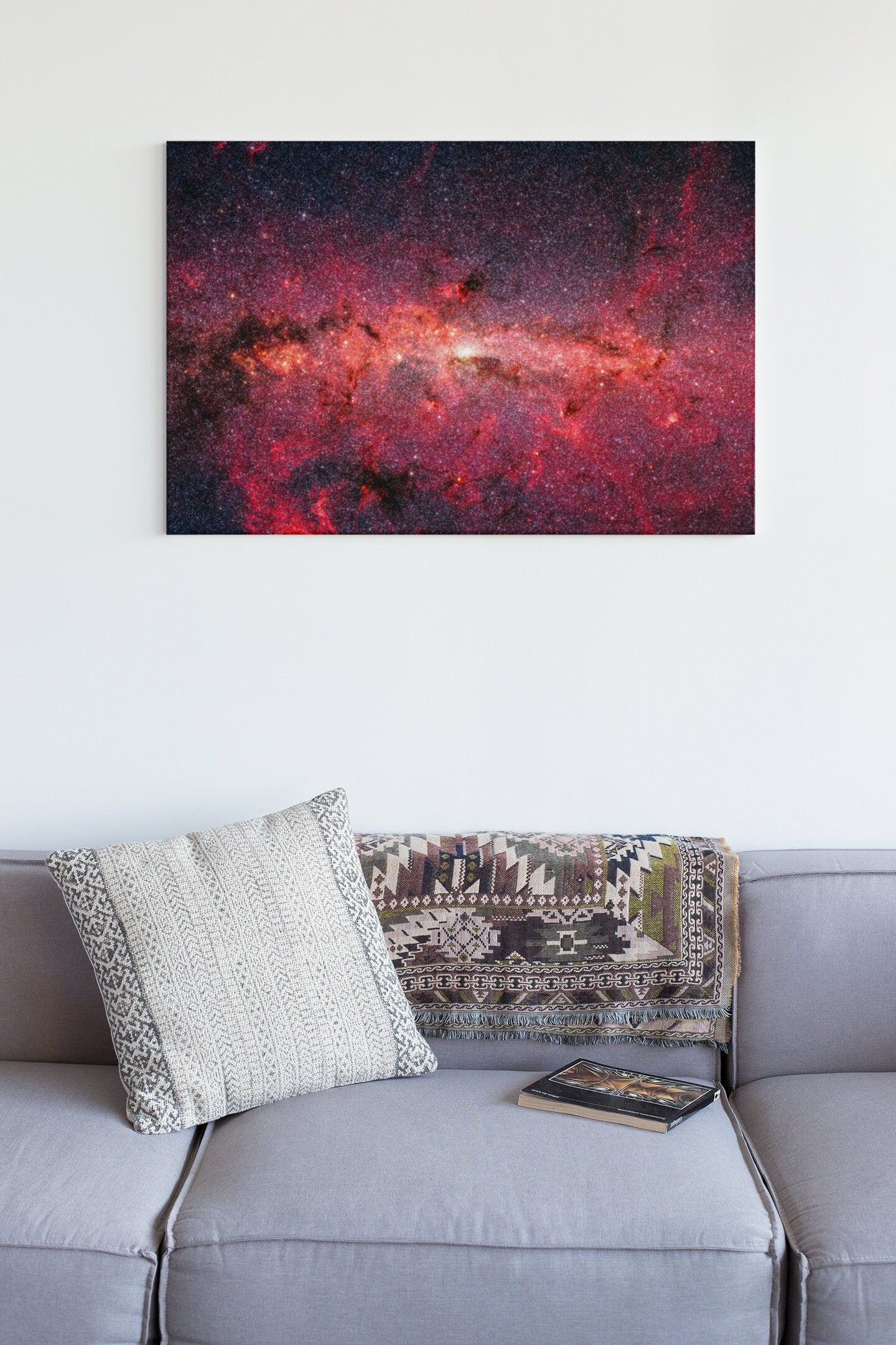 Milky Way Galaxy Stars NASA High Gloss Acrylic Glass Wall Art Ready To Hang