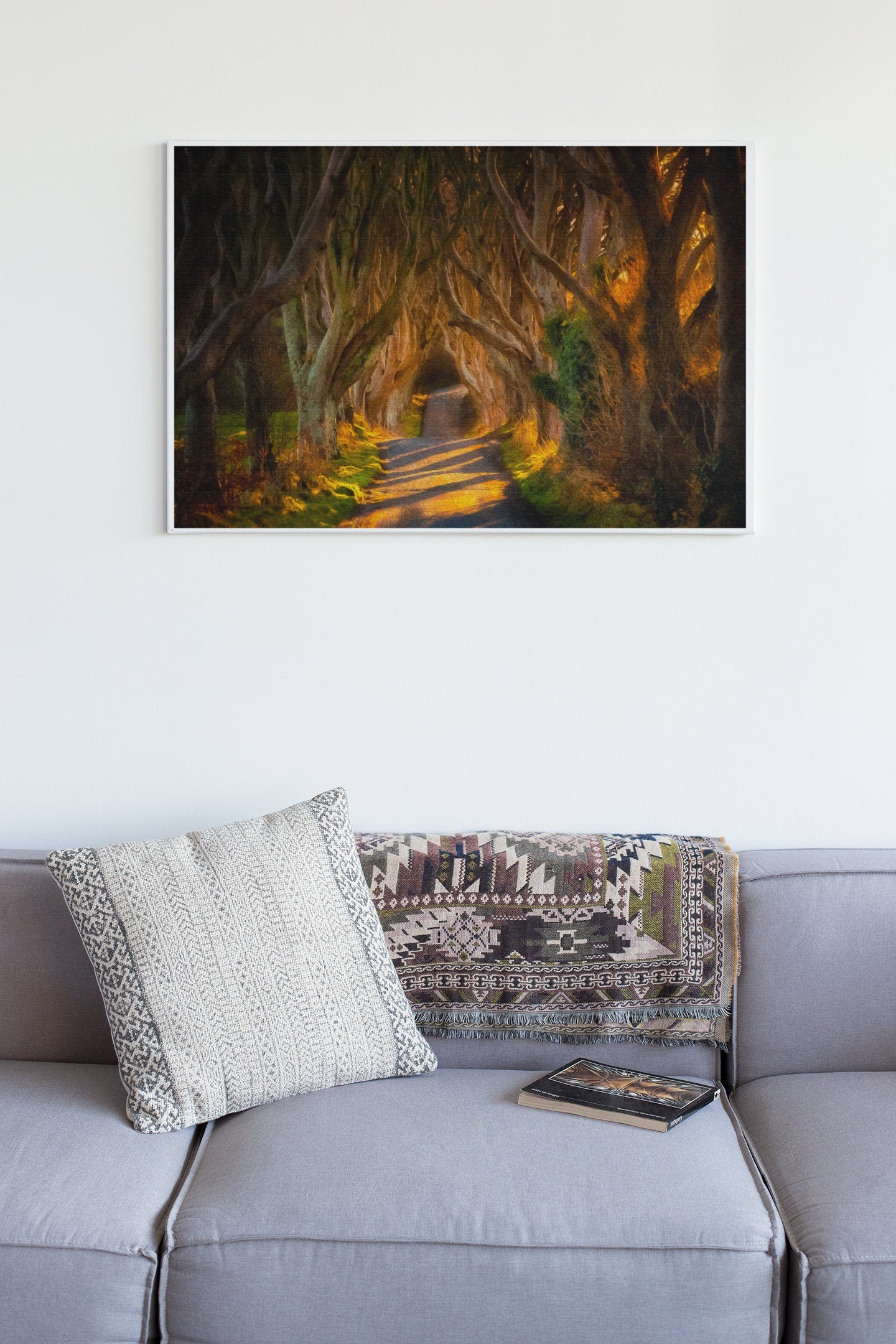 The Dark Hedges Northern Ireland Co. Antrim High Gloss Acrylic Wall Art Ready To Hang