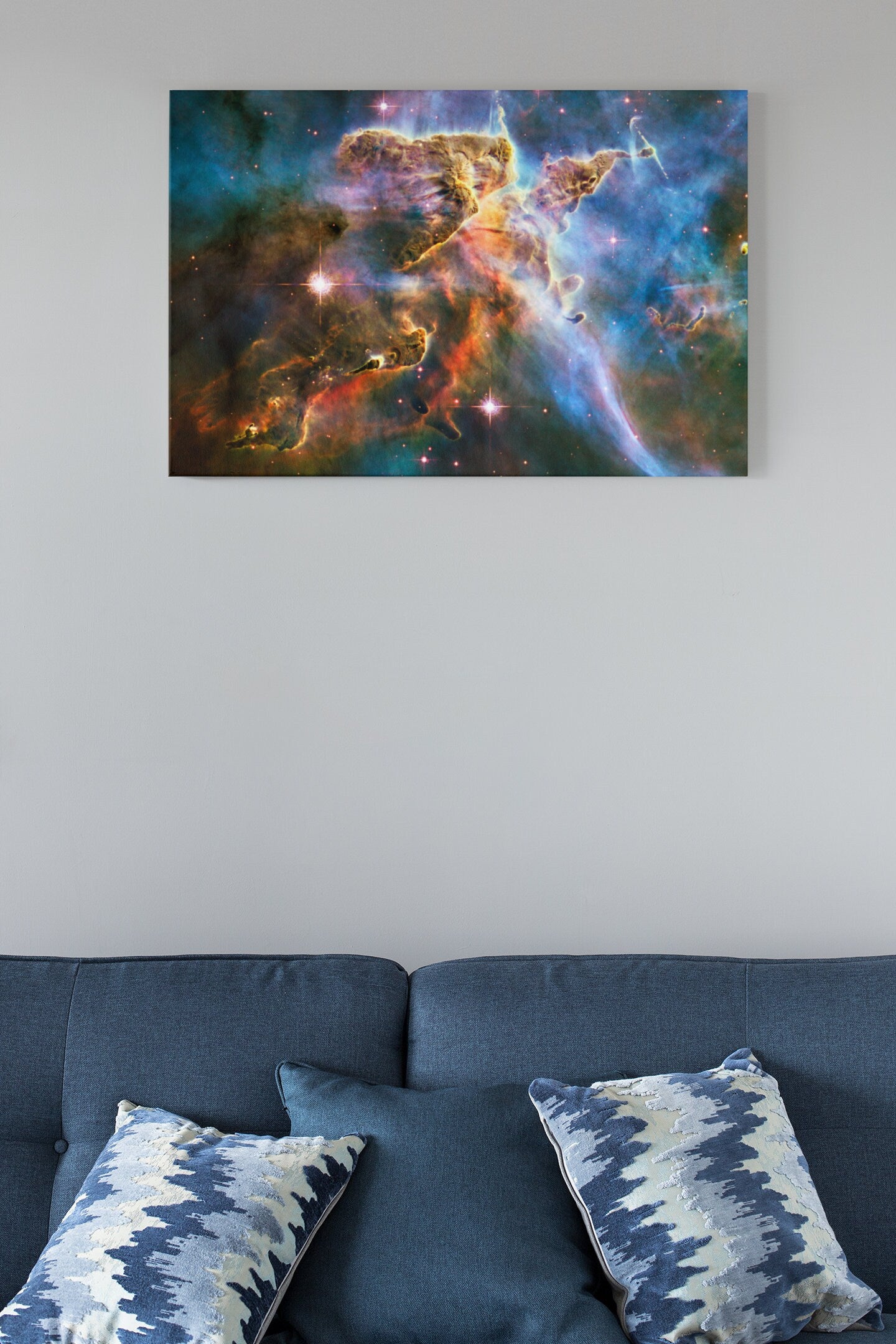 Bubble Nebula, Galaxy Wall Decor Hubble Space Telescope Ready, To Hang, Gift for Him, Gift for Her Canvas Wall Art cheapest Print