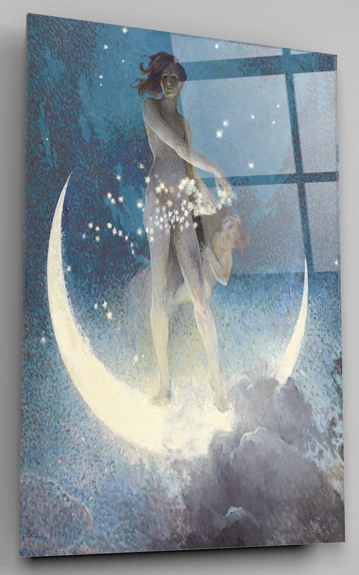 Spring Scattering Stars By Edwin Blashfield High Gloss Acrylic Glass Wall Art Ready To Hang