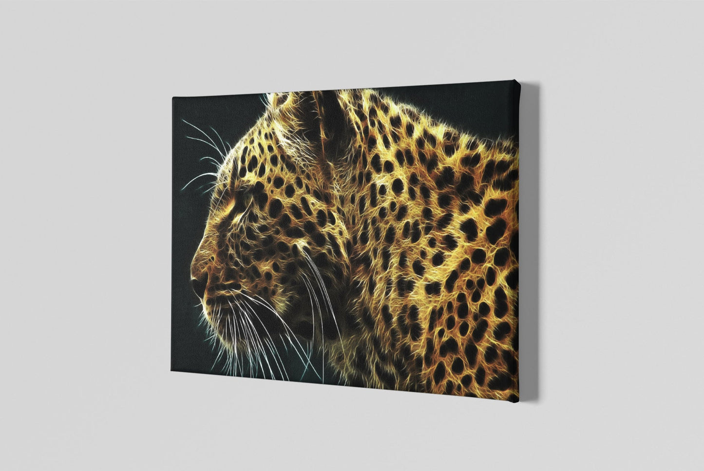 Leopard High Gloss Acrylic Glass Wall Art Ready To Hang