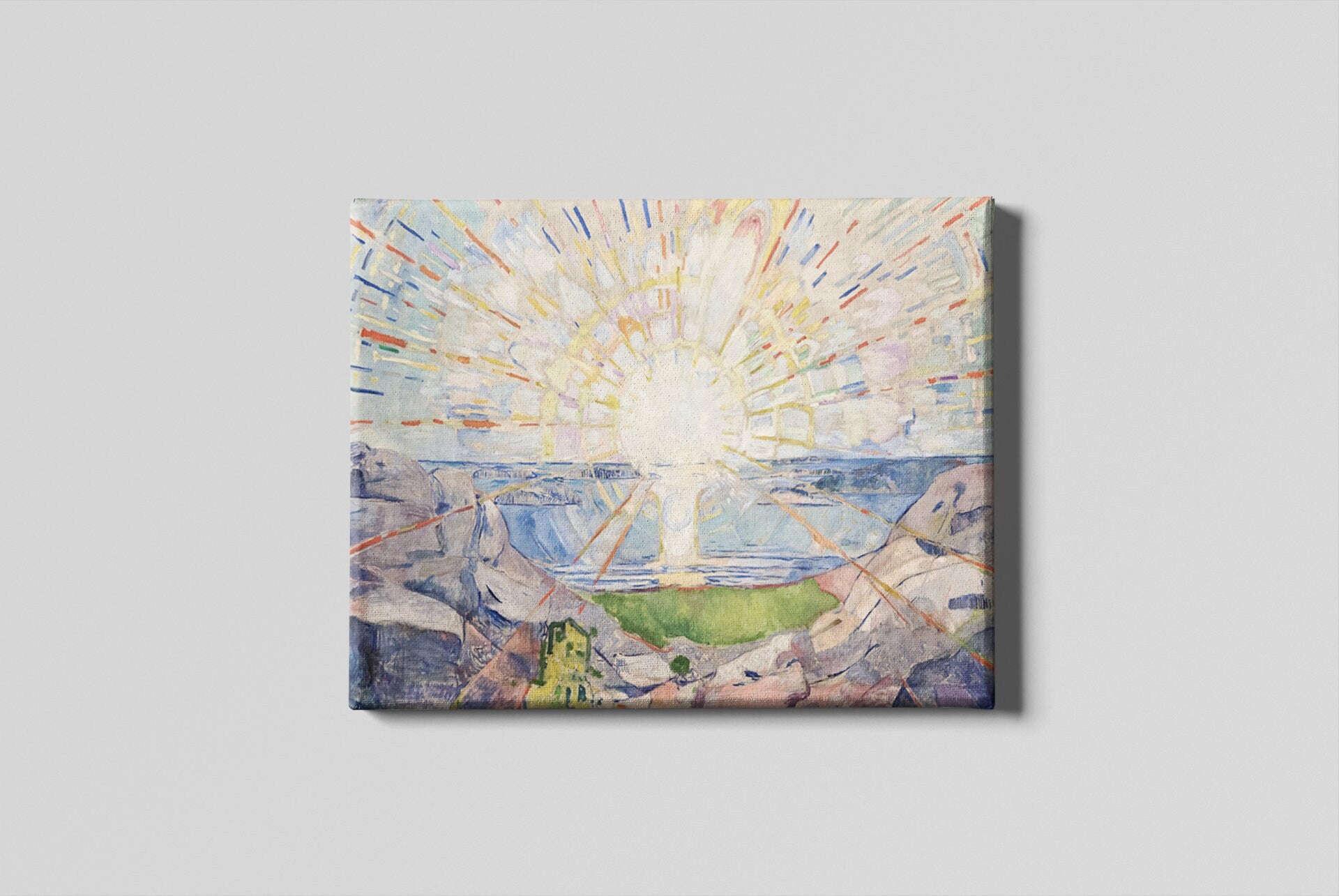 Edvard Munch's Solenintro High Gloss Acrylic Glass Wall Art Ready To Hang