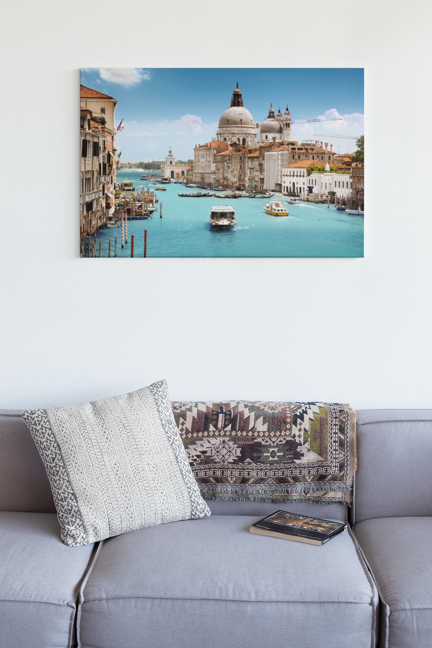 The Grand Canal Of Venice, Italy, High Gloss Acrylic Glass Wall Art Ready To Hang