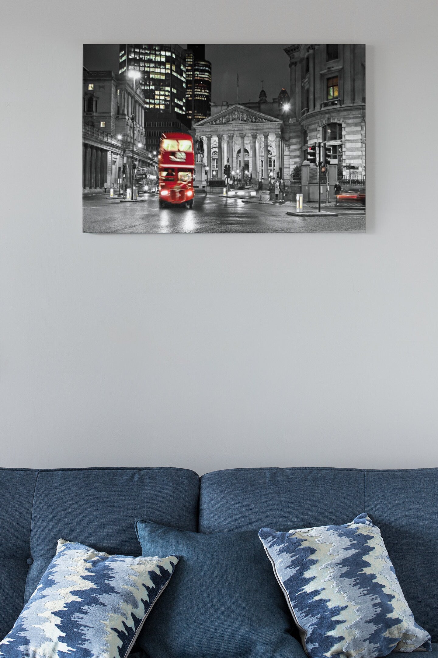 London Red Bus High Gloss Acrylic Glass Wall Art Ready To Hang