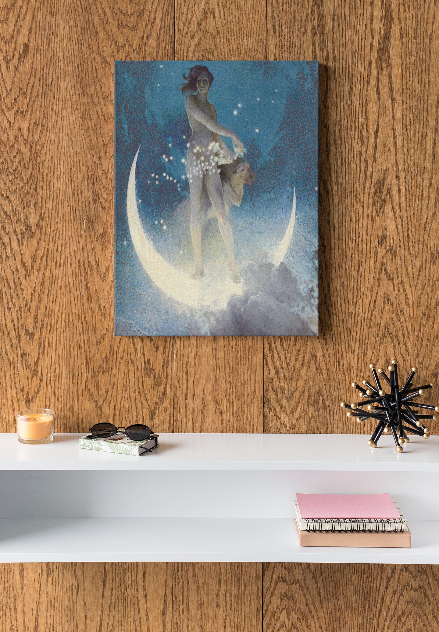 Spring Scattering Stars By Edwin Blashfield High Gloss Acrylic Glass Wall Art Ready To Hang