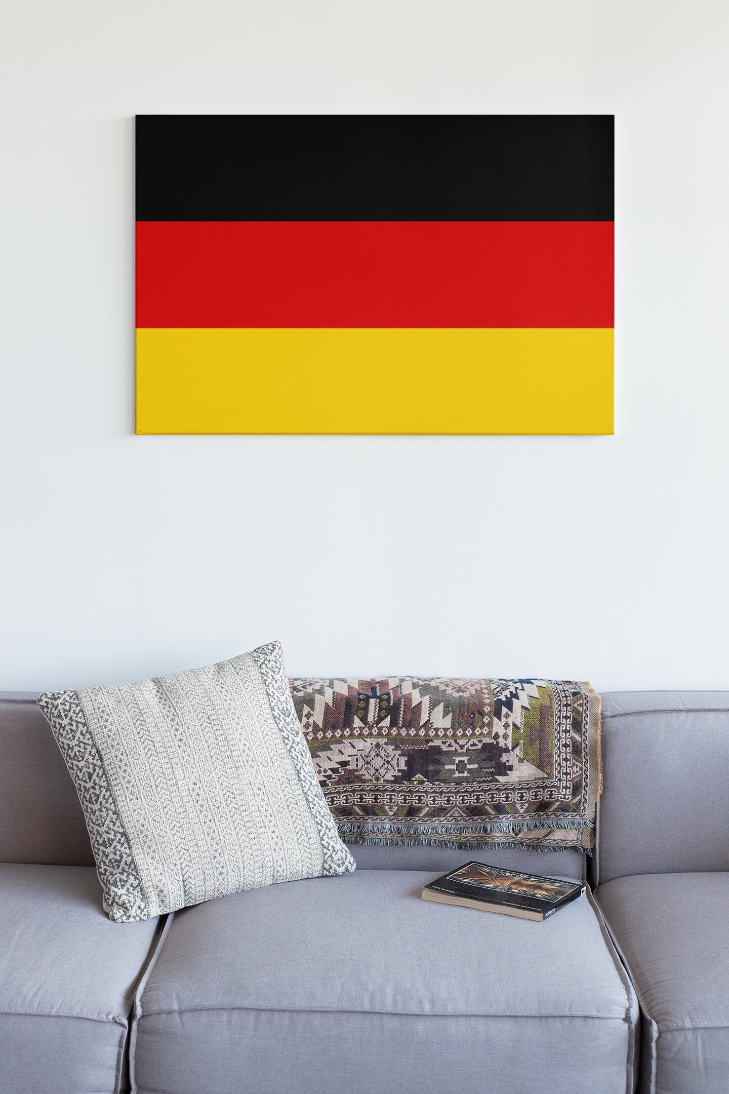 Flag Of Germany High Gloss Acrylic Glass Wall Art Ready To Hang