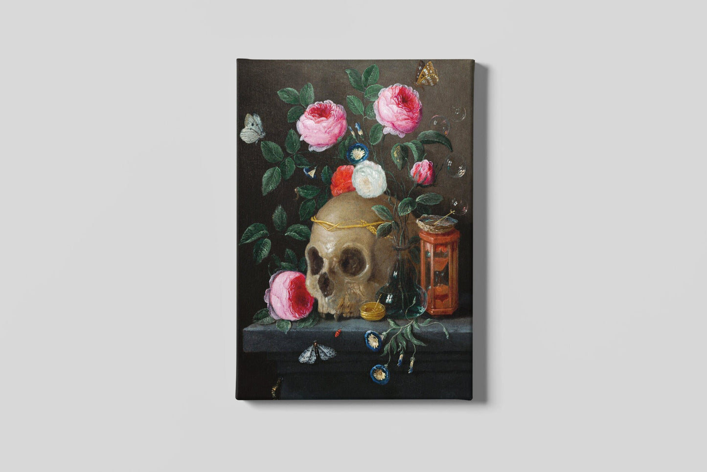 Vanitas Still Life Painting By Jan Van Kessel High Gloss Acrylic Glass Wall Art Ready To Hang