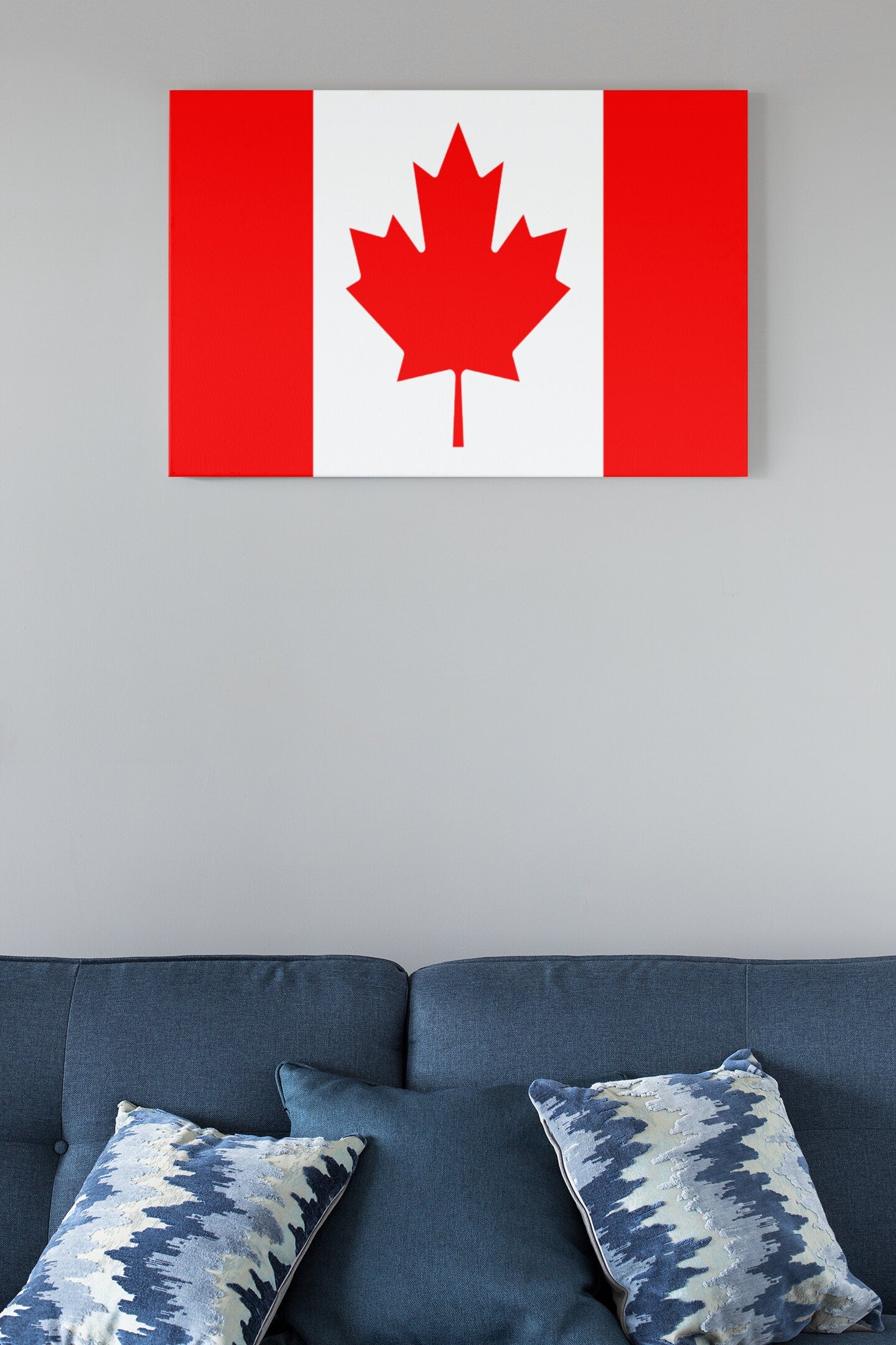 Flag Of Canada High Gloss Acrylic Glass Wall Art Ready To Hang