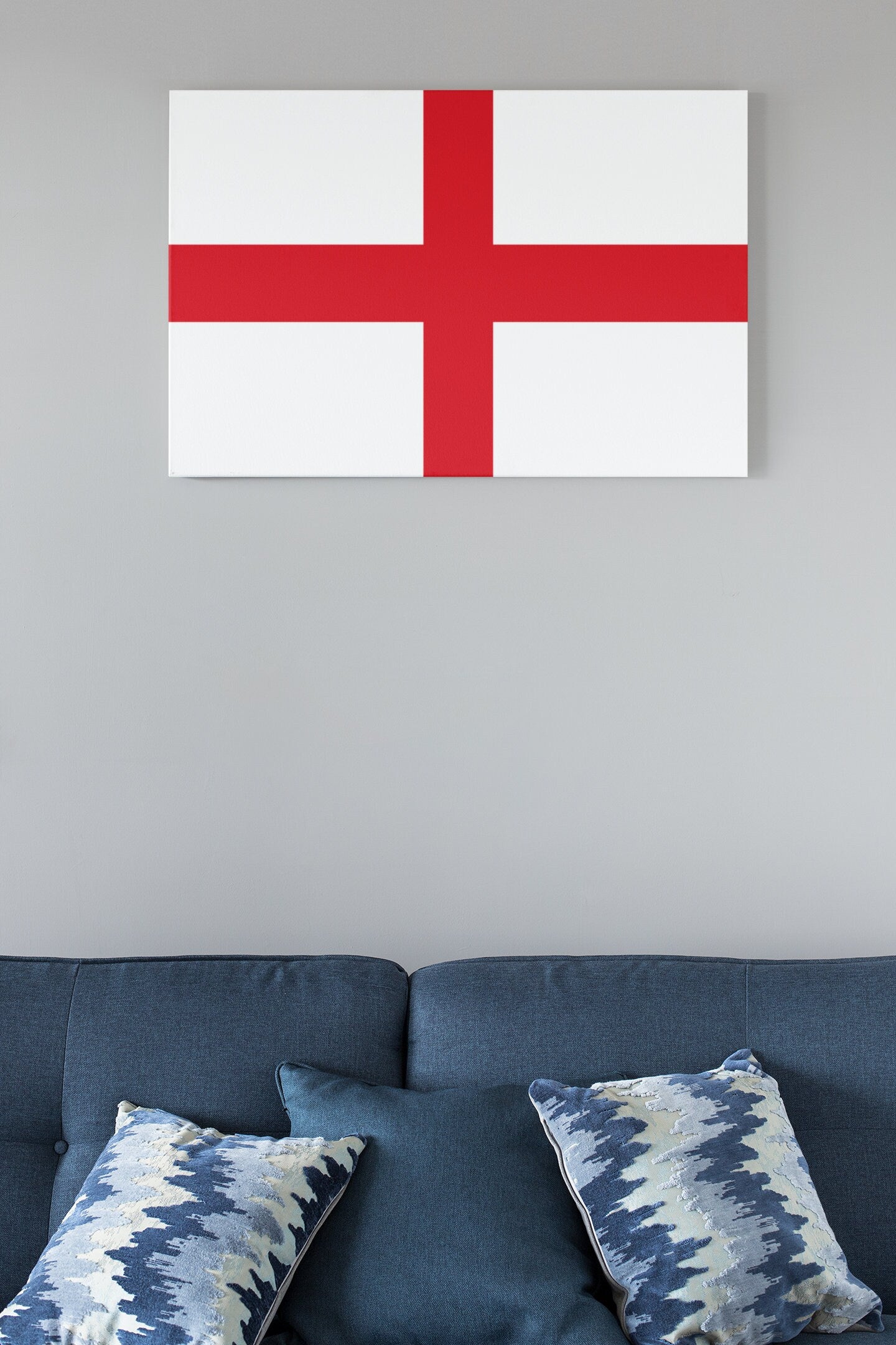 Flag Of England High Gloss Acrylic Glass Wall Art Ready To Hang