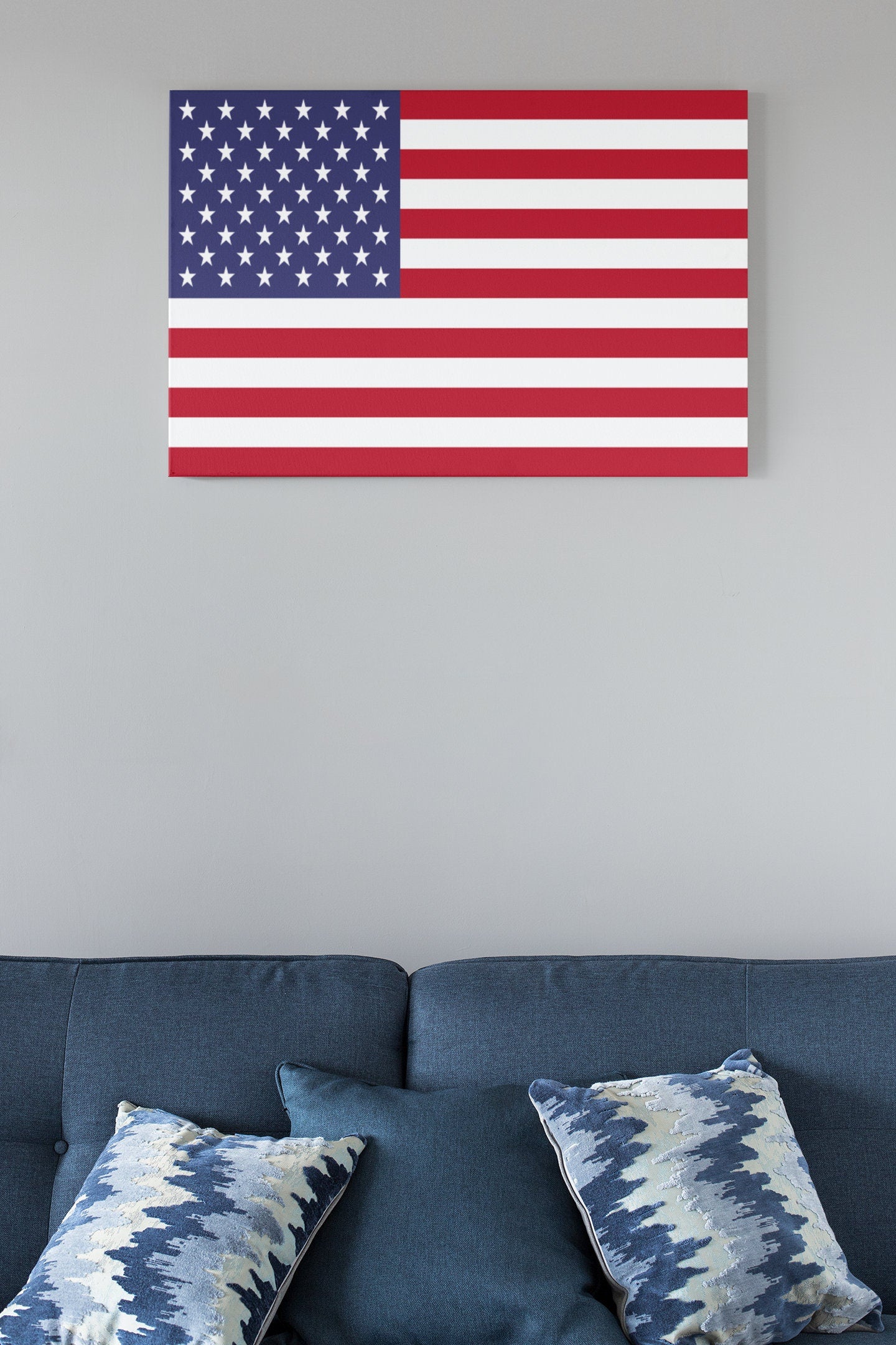 Flag of The United States Of America High Gloss Acrylic Glass Wall Art Ready To Hang