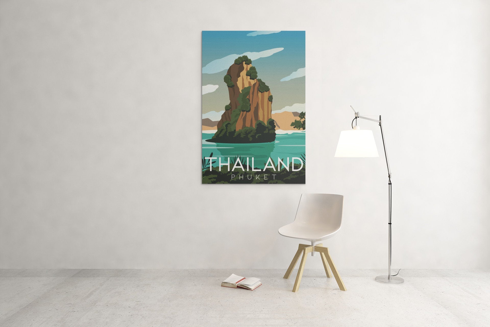 Phuket Thailand travel Print High Gloss Acrylic Glass Wall Art Ready To Hang