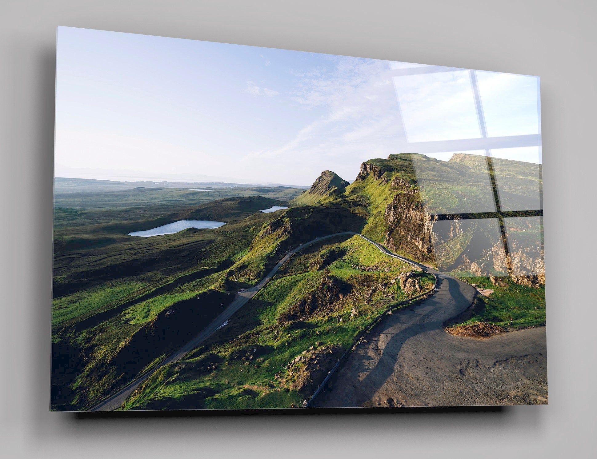 The Lake District in North West England High Gloss Acrylic Glass Wall Art Ready To Hang