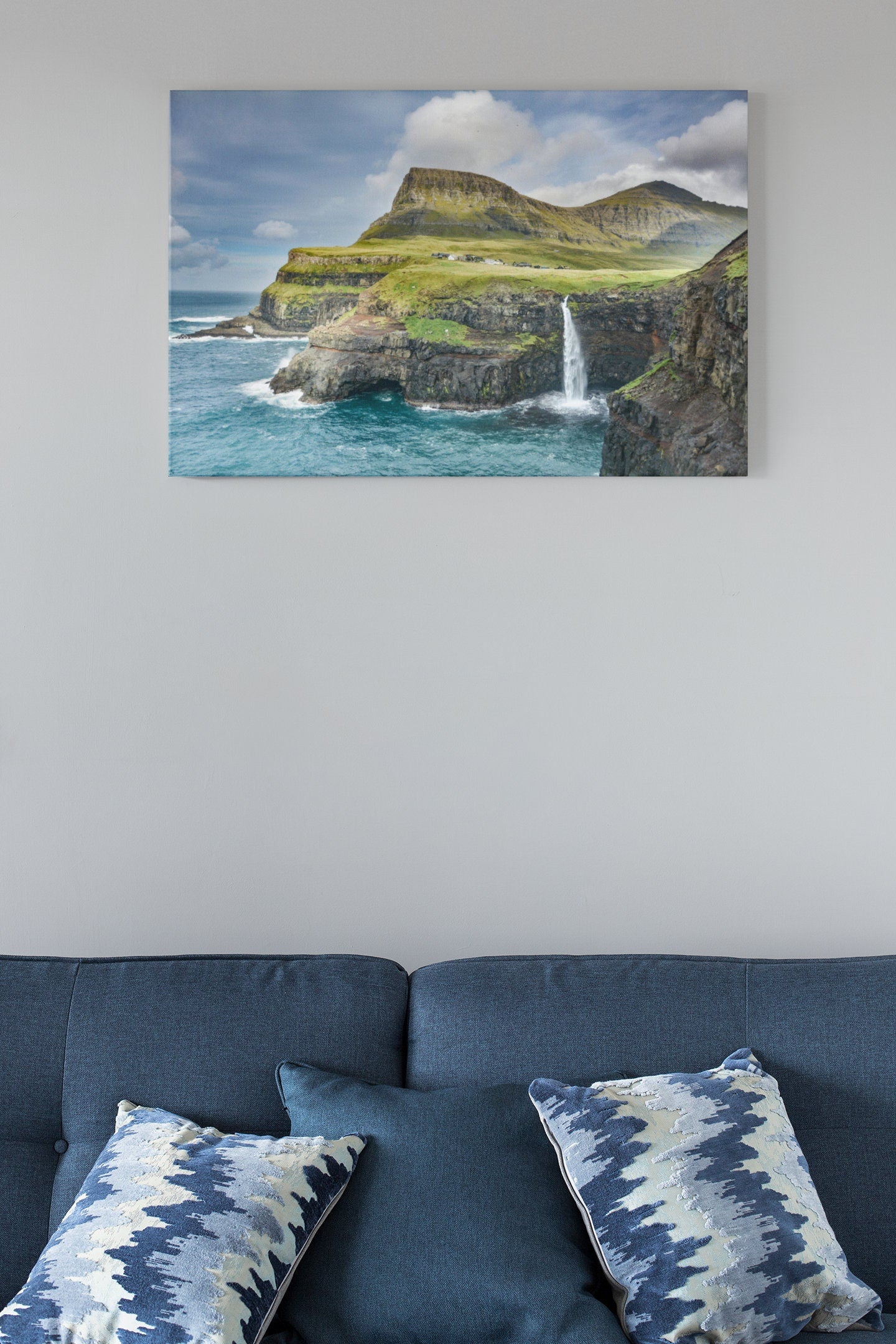 Faroe Islands High Gloss Acrylic Glass Wall Art Ready To Hang