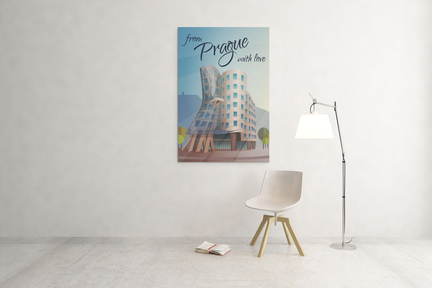 Prague Czech Republic High Gloss Acrylic Glass Wall Art Ready To Hang