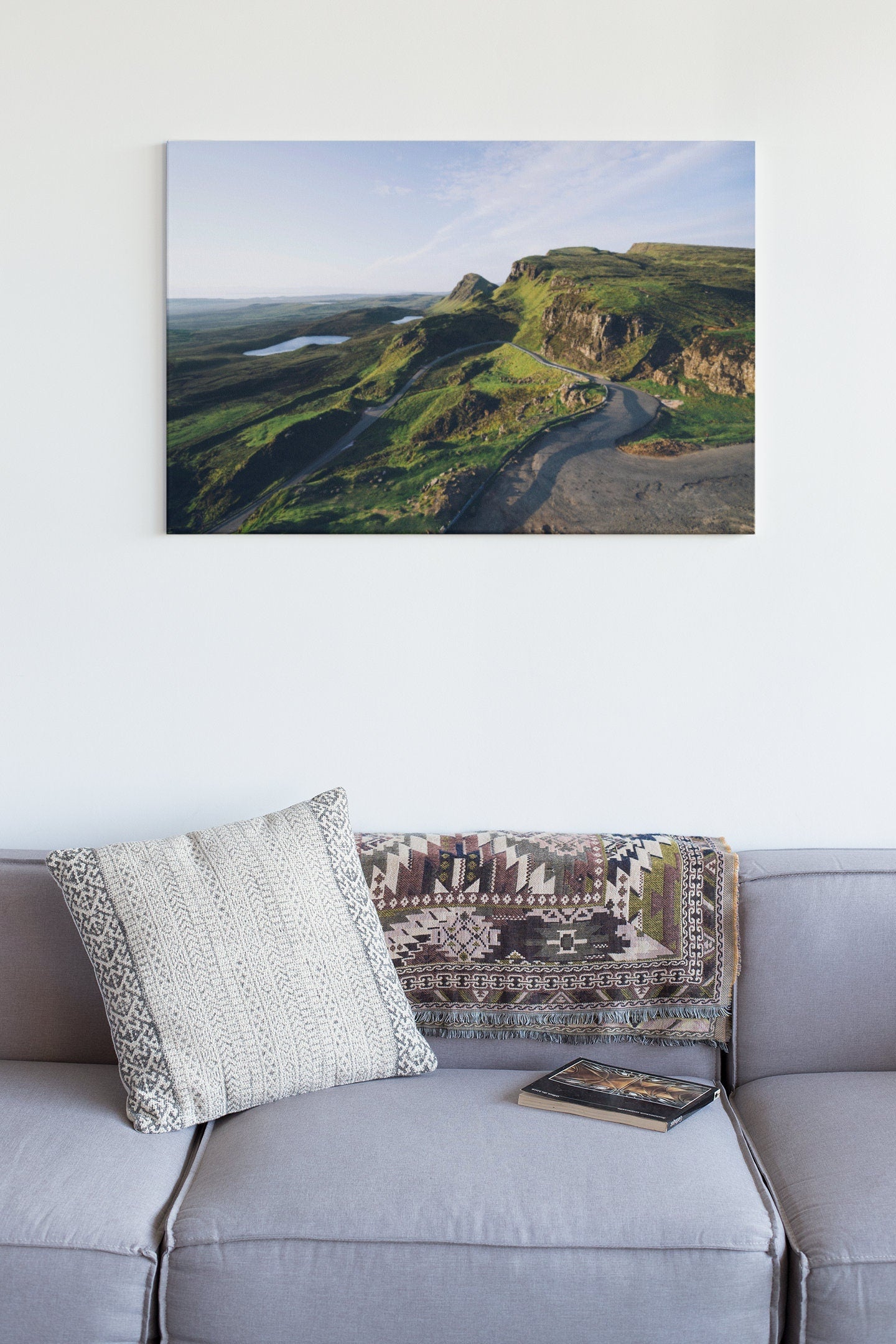 The Lake District in North West England High Gloss Acrylic Glass Wall Art Ready To Hang