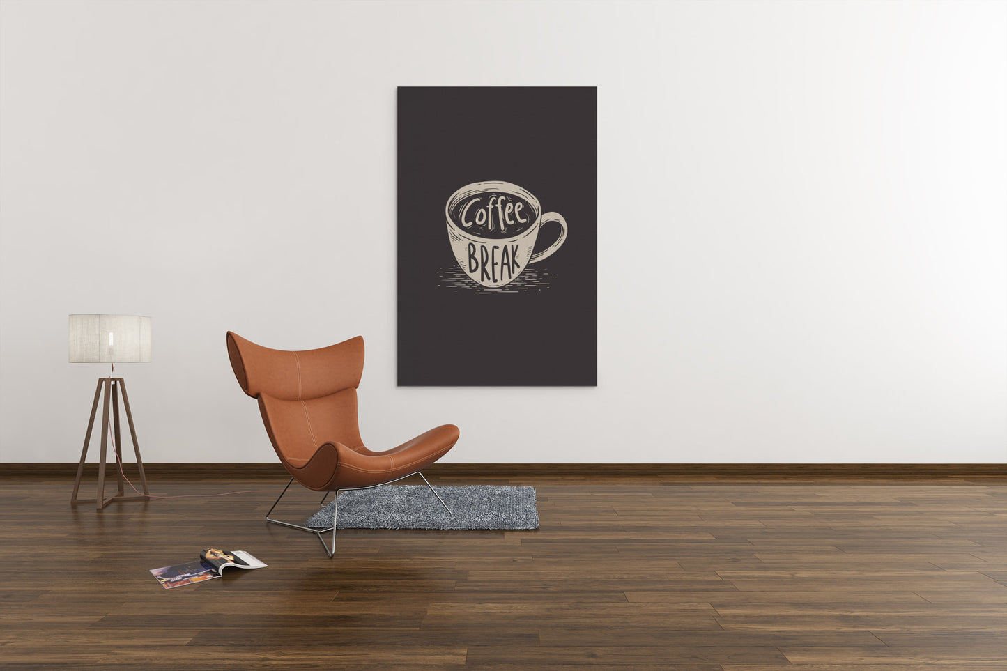 Coffee Break High Gloss Acrylic Glass Wall Art Ready To Hang