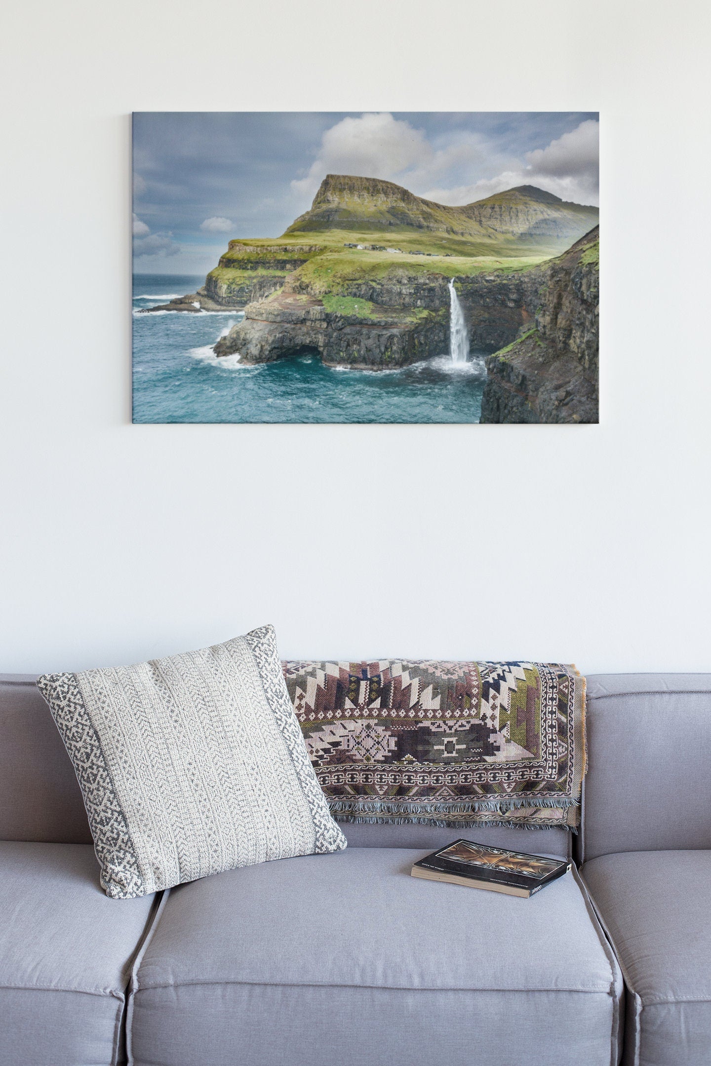 Faroe Islands High Gloss Acrylic Glass Wall Art Ready To Hang