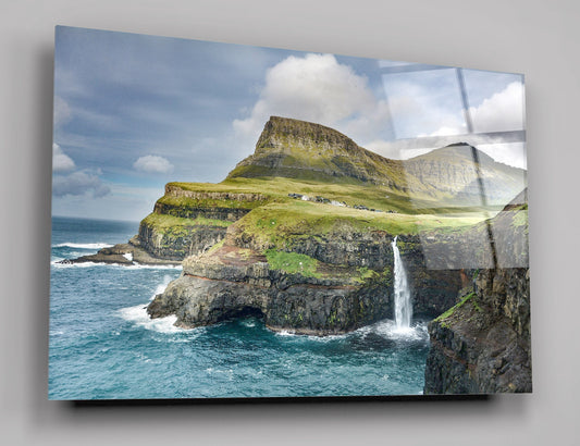 Faroe Islands High Gloss Acrylic Glass Wall Art Ready To Hang